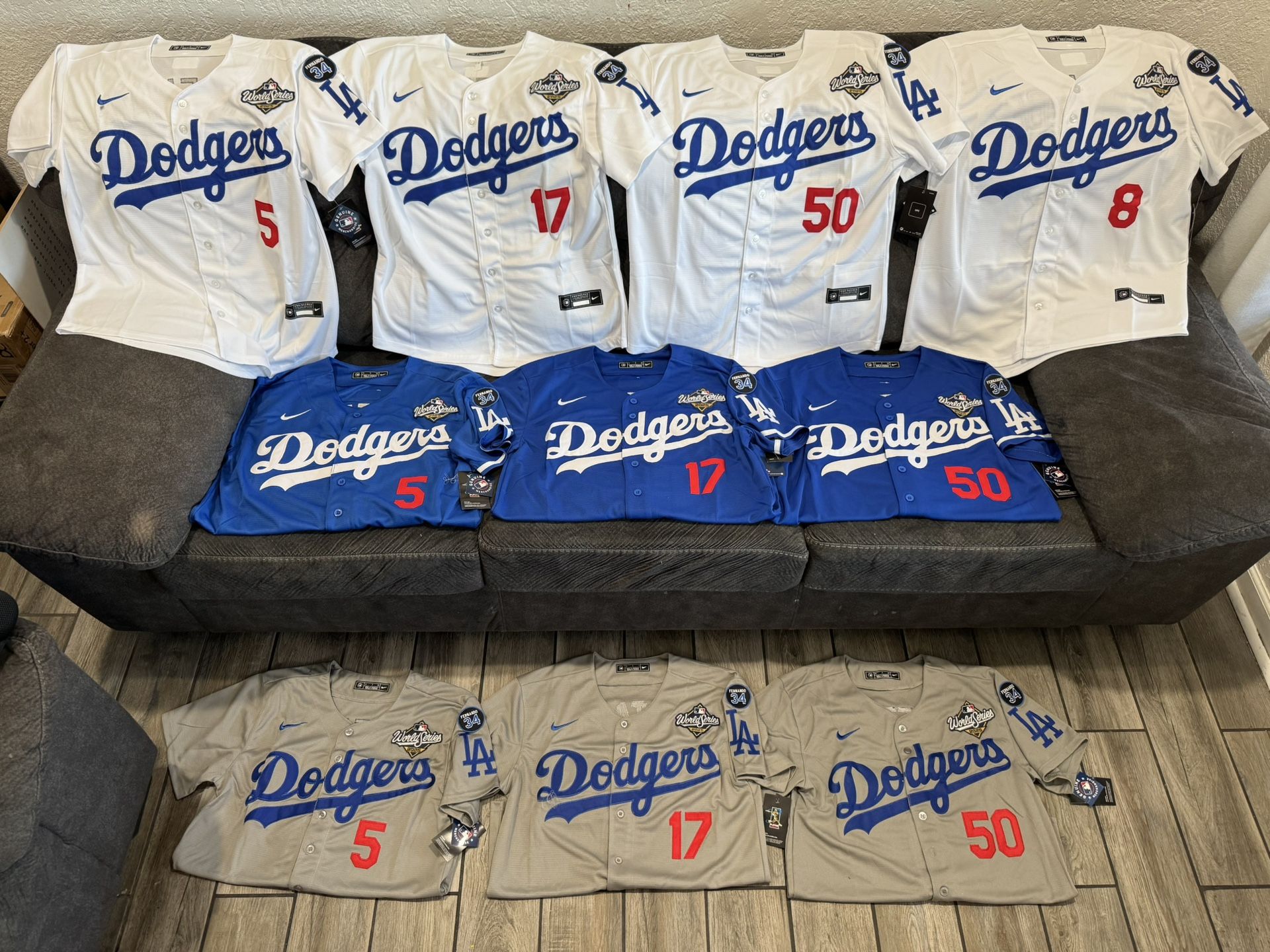 Dodgers 2025 World Series Jerseys