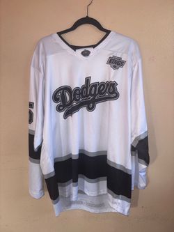 XL New Dodgers Kings night white home Long sleeve jersey
