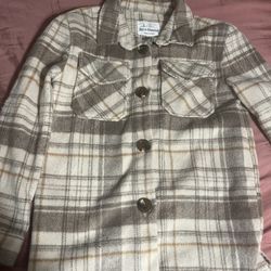 Woman’s Flannel Sweater Size Medium Woman