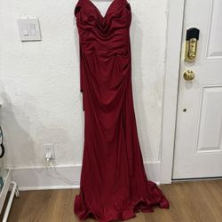 Red Formal Dress-size 8