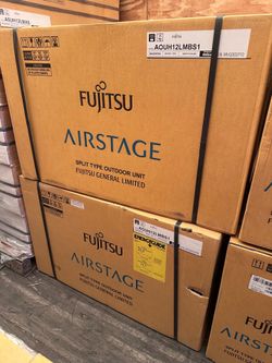Fujitsu Airstage 12,000 BTU (1 Ton) Mini Split AC/Heat Pump – Indoor & Outdoor Units HVAC Brand New