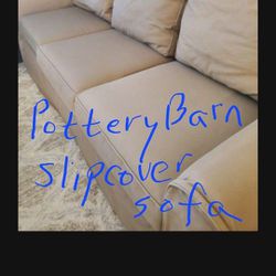 Slipcovered 3 seat Sofa( from Pottery Barn)