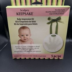 New Sculpey Keepsake Baby Impression Kit for Hand or Foot Print