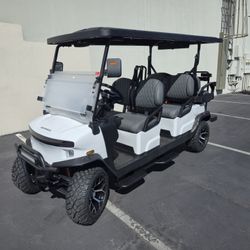 2026 Denago Rover XL6 6-Passenger Lifted 48-Volt Lithium Golf Cart