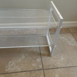 Shoe Rack, White, Excellent Condition, 