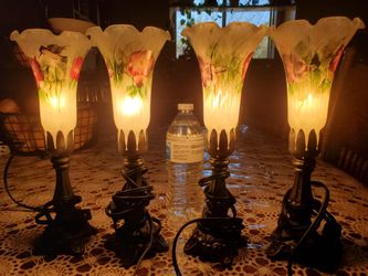 Antique flower lights