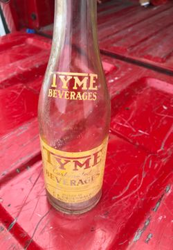 Vintage Tyme Carbonated Beverage Bottle