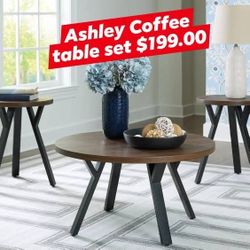 Coffee Table Set Ashley $199.00 Sale