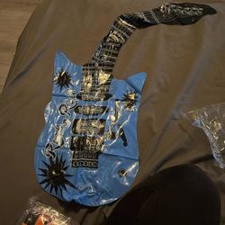 12 Carnival Inflatable Guitars 