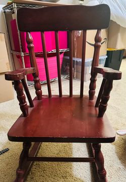 DIY Project- Toddler Wooden Rocking Chair with Pad