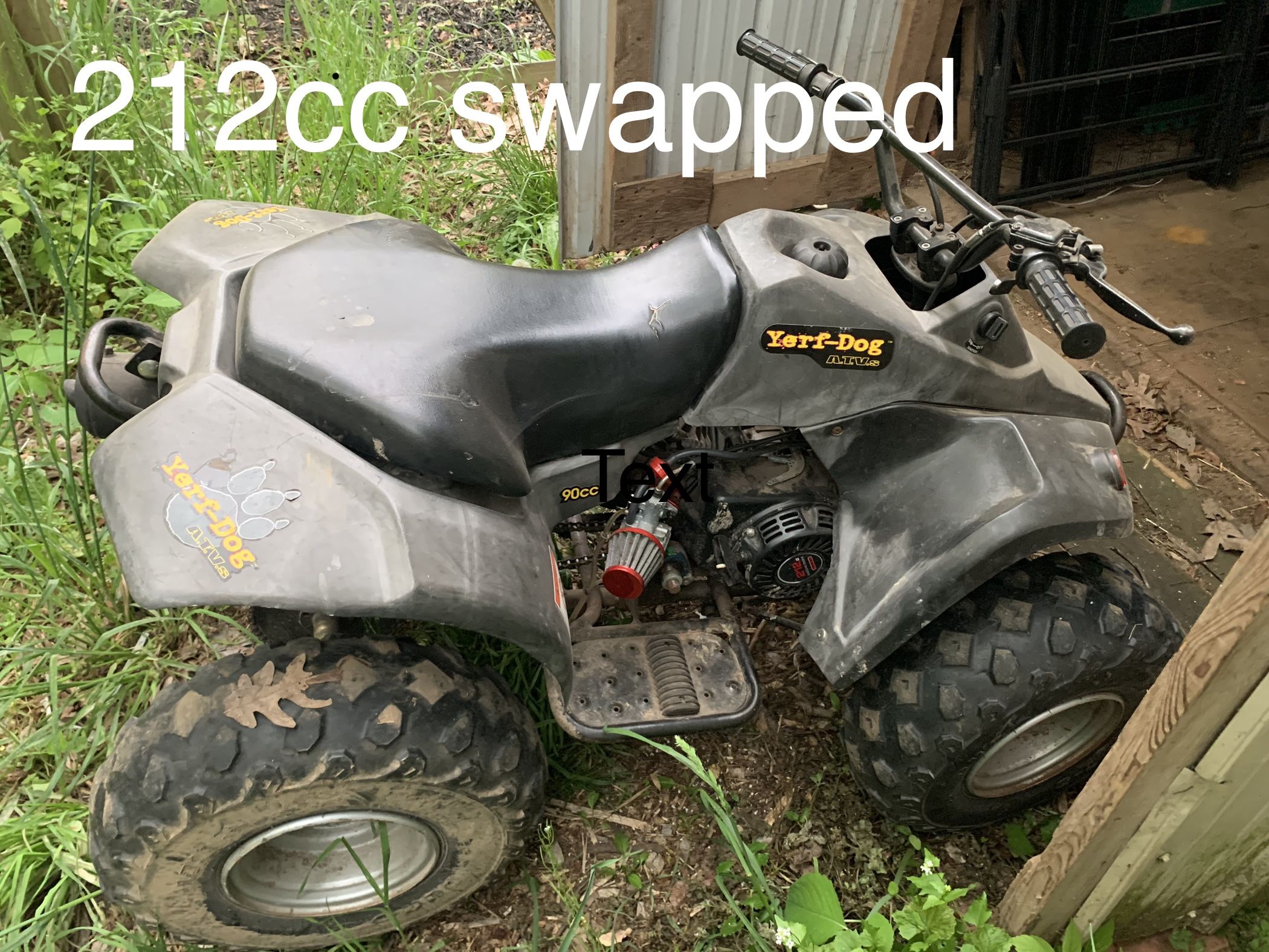 Yerf Dog 4 Wheeler Atv With A 212cc Predator Motor (trade)
