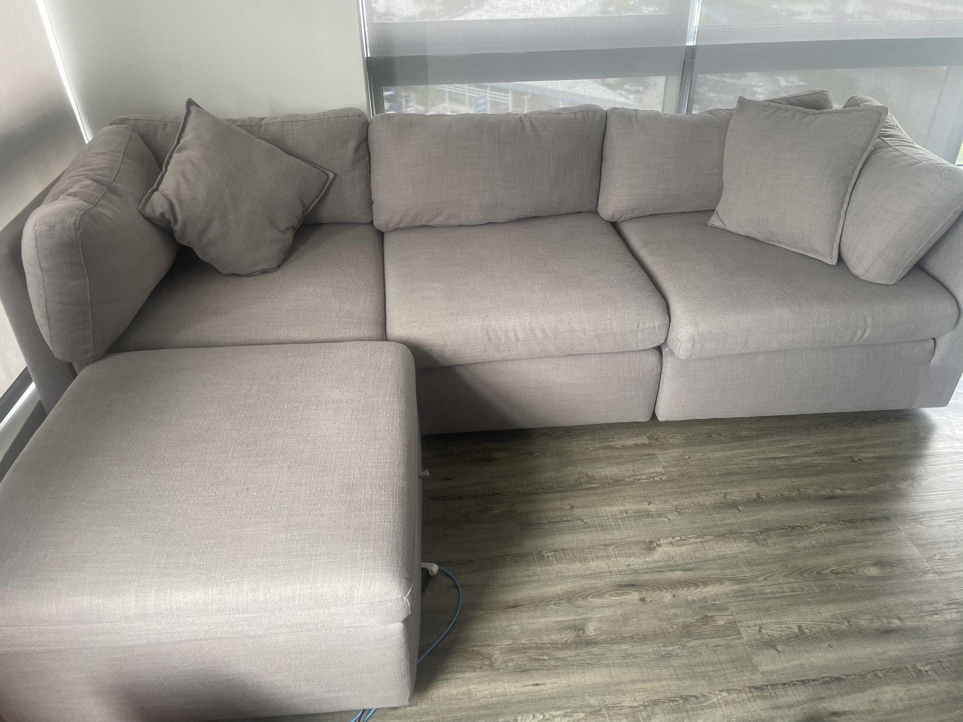 Sectional Couch Originally $1500 With Ottoman
