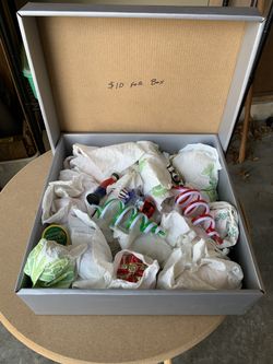 Box Of Assorted Ornaments