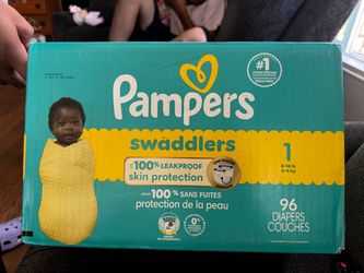 Pampers swaddlers size 1