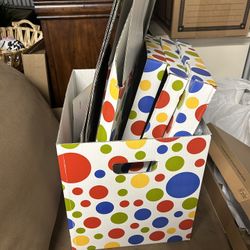 IKEA Polka Dot Boxes