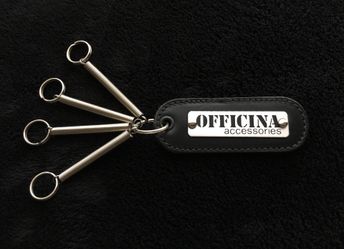 Leather keychain