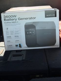 Eco flow delta 3 classic Battery generator new
