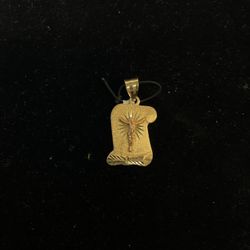 14KT Catholic Cross 37447-4