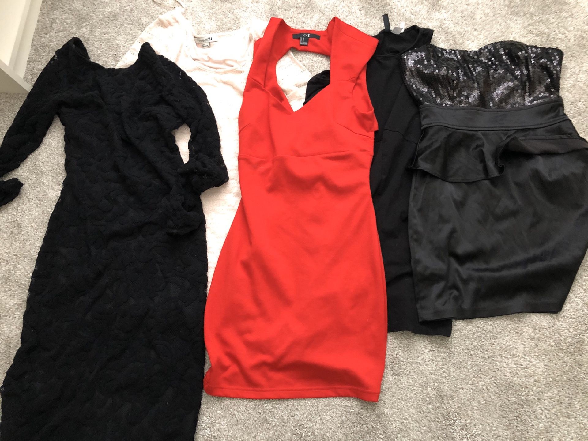 Clothing dresses bundle size small & medium