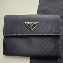 Prada Black Nylon Wallet