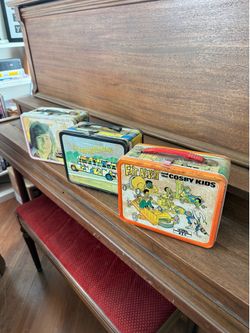 Set of 3 vintage lunch boxes 1970s Partridge Family, Fat Albert and Bobby Sherman