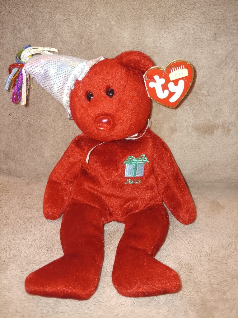 "July" Beanie Baby