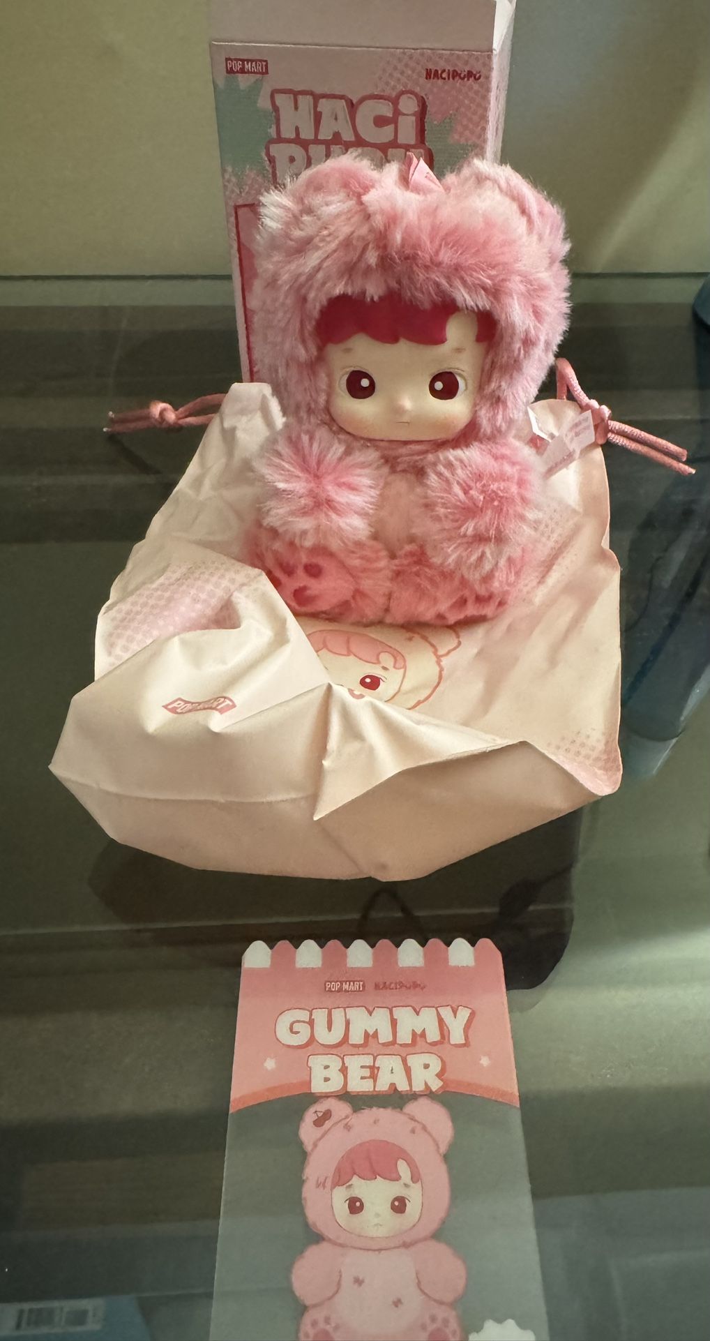 HACIPUPU Gummy Bear Series - Vinyl Plush POP MART (Cherry Flavor)