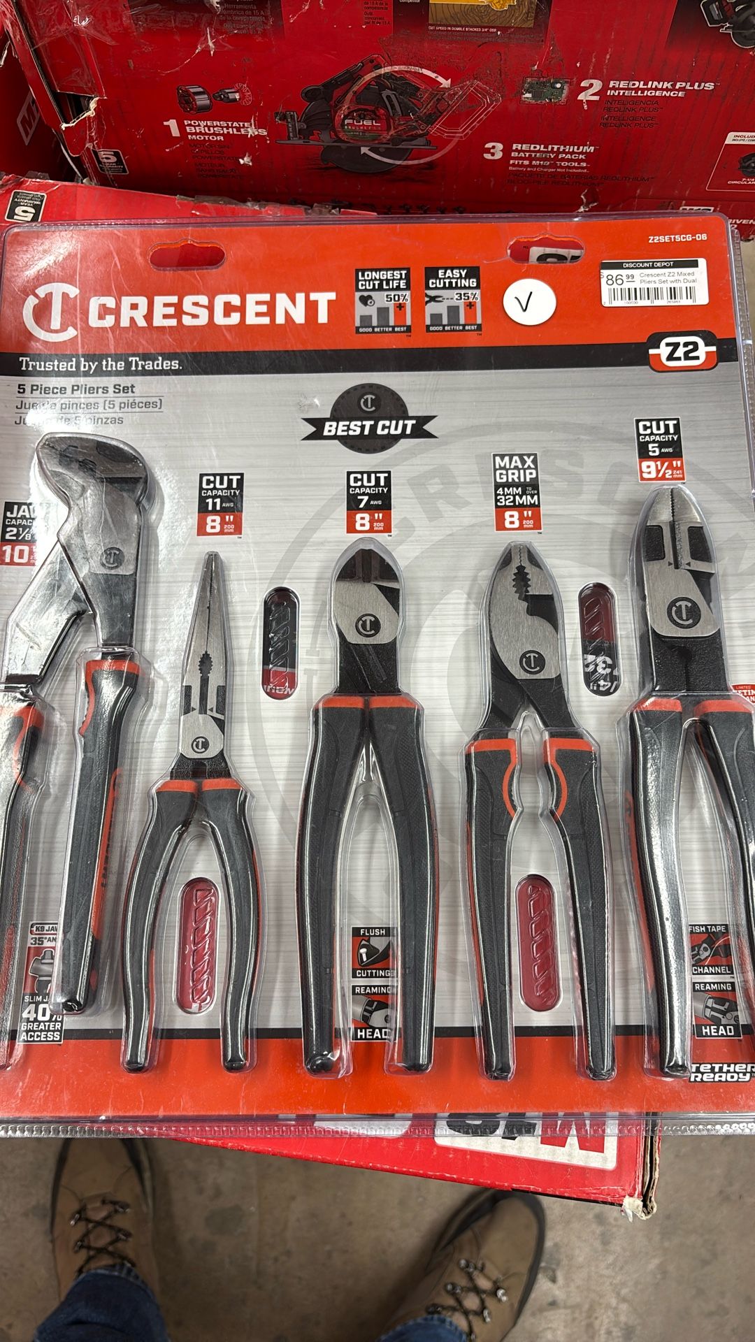 Crescent Pliers Set