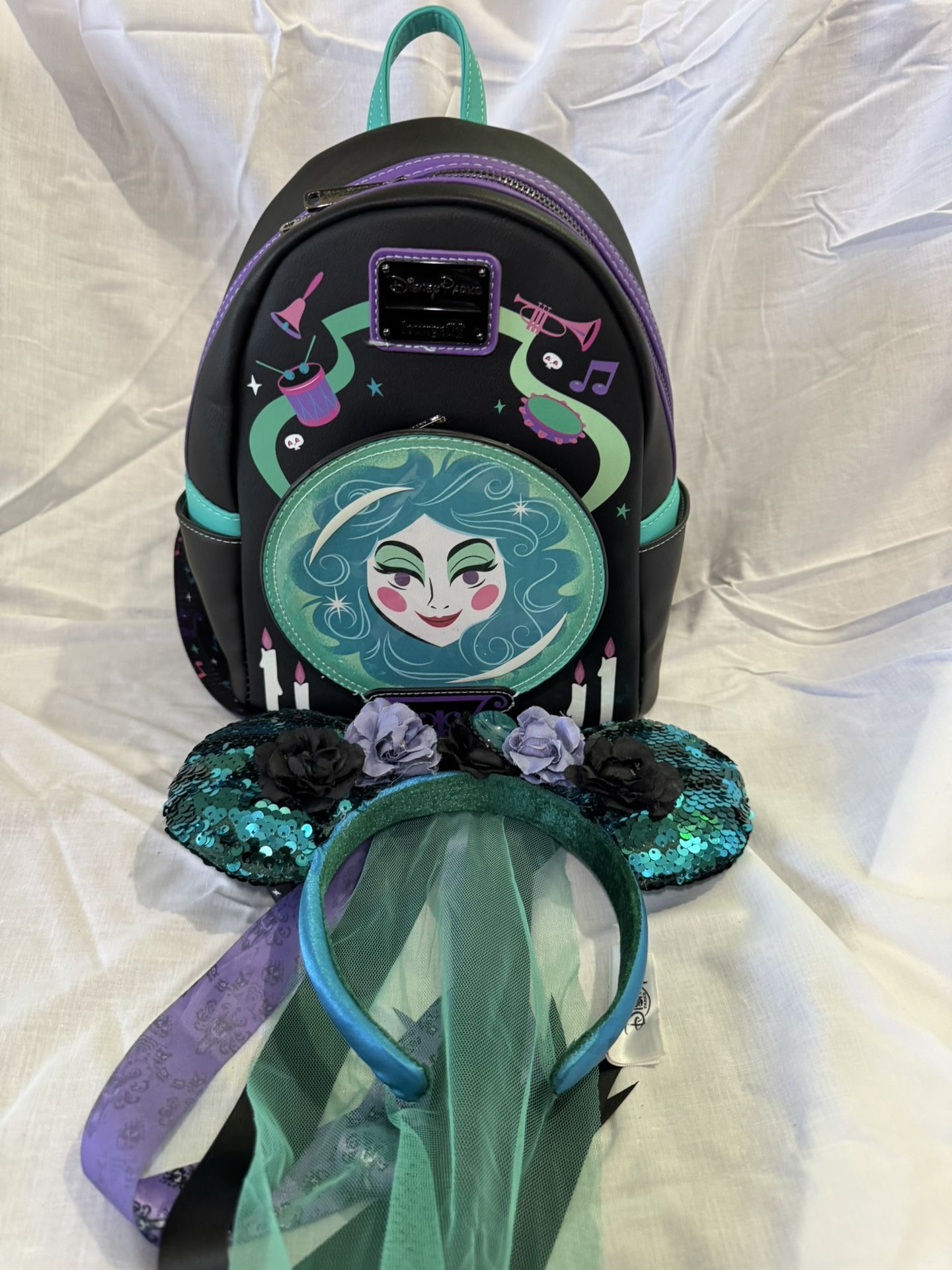 Disney Parks Haunted Mansion Madam Leota Loungefly Mini Backpack
