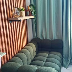 Lightly used green sofa, excellent for your living room and favorite space
