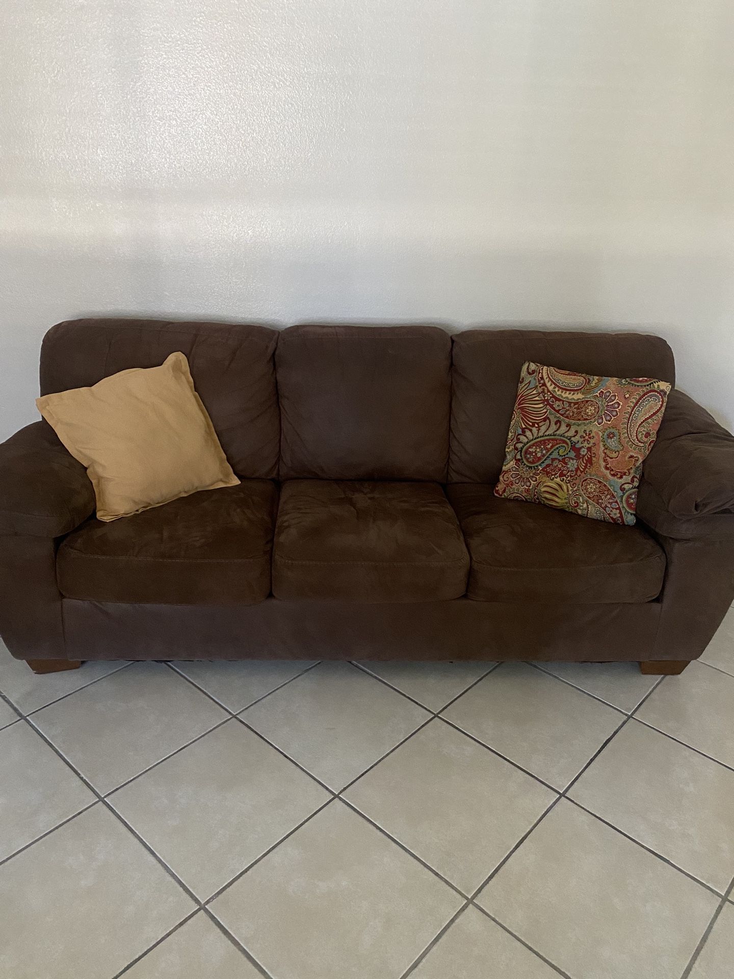 Sofa and loveseat