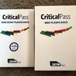 Critical Pass - Bar Exam Flashcards 
