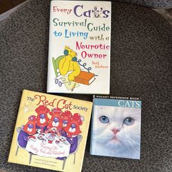 Cat book lot
