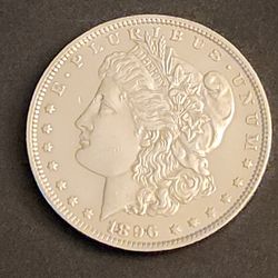 1896 P Mint Morgan Silver Dollar