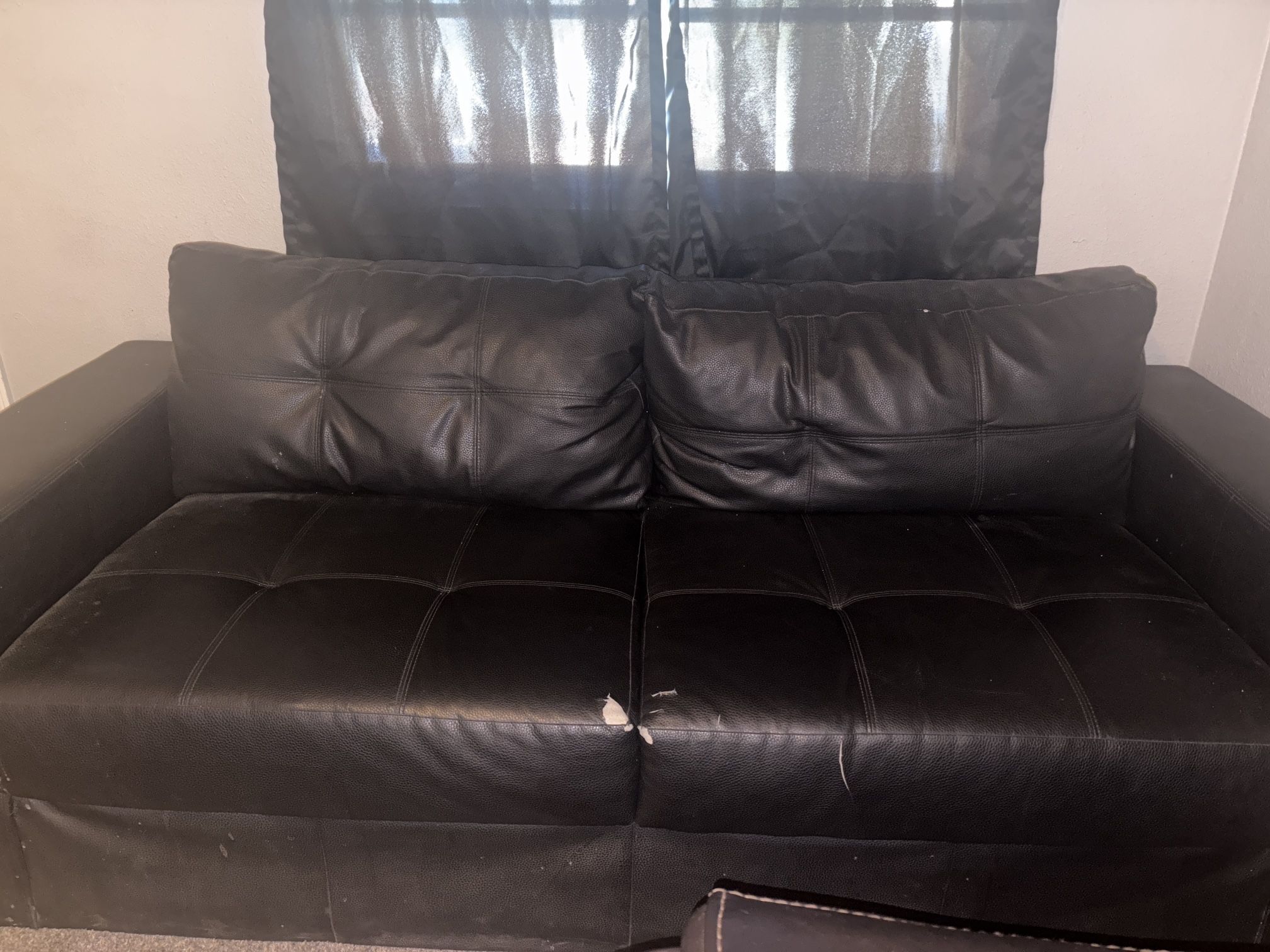 Leather Sofa 