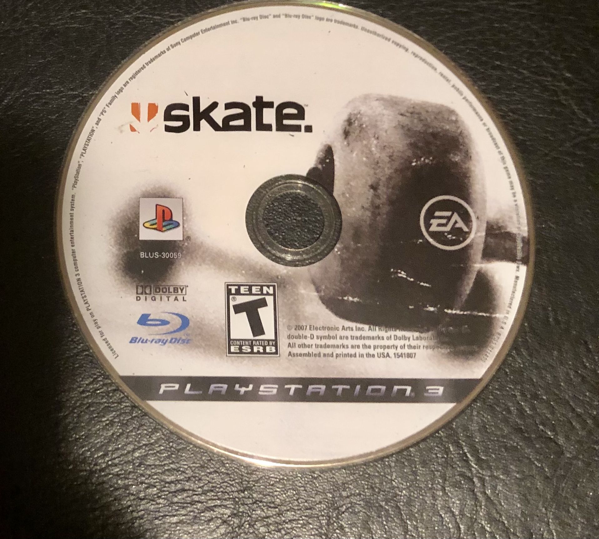 Skate 1 For PS3 (without case)