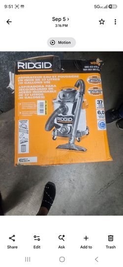 RIDGID WD1060 10-Gallon Wet/Dry Vac