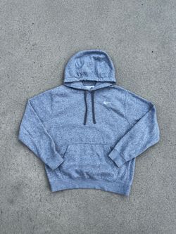 Nike grey single swoosh hoodie