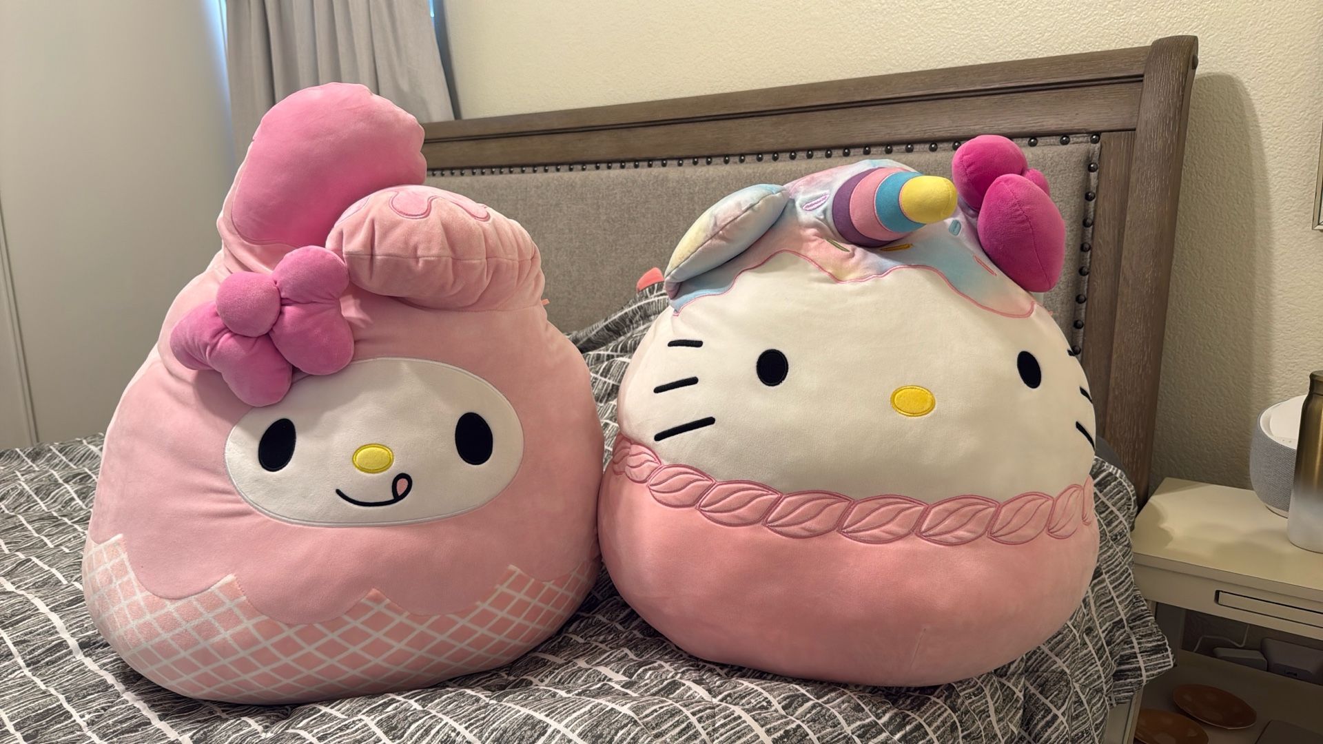 Two Giant Hello Kitty Squishamelo