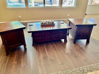 coffee table and corner tables set