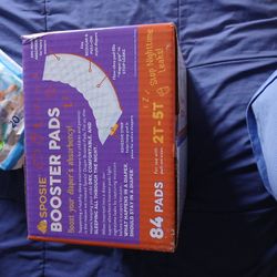 1 Pack Baby Sposie Booster Pads 84ct