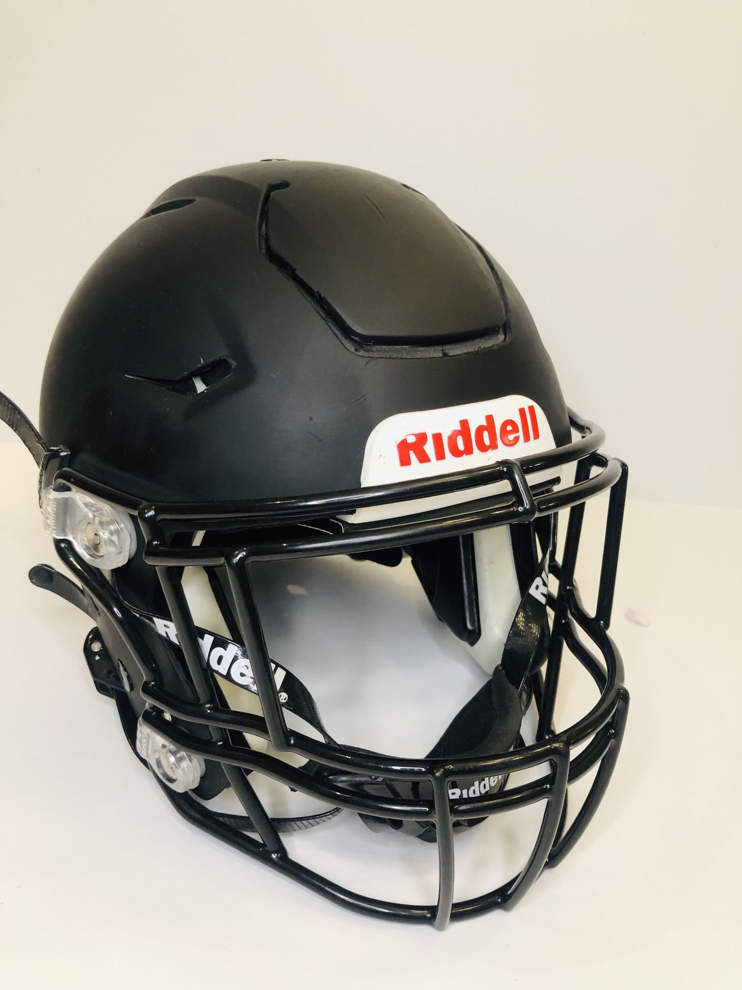2022 Recertified Adult Medium Black Matte Riddell Speedflex Football