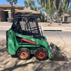 Bobcat with Dump Trailer and Extras