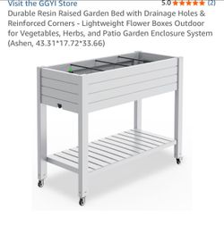 New, Raised Garden Bed