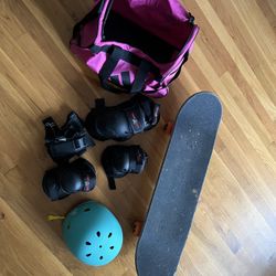Skateboard And All Accessories