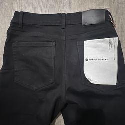 Purple Jeans All Black Size 29