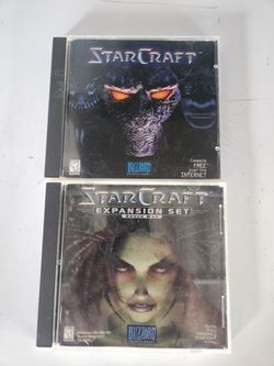 Starcraft and expansion pack for PC