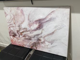 Large Abstract Fluid Art Canvas Painting