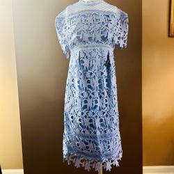 NWT Maternity Dress In Blue Sz10