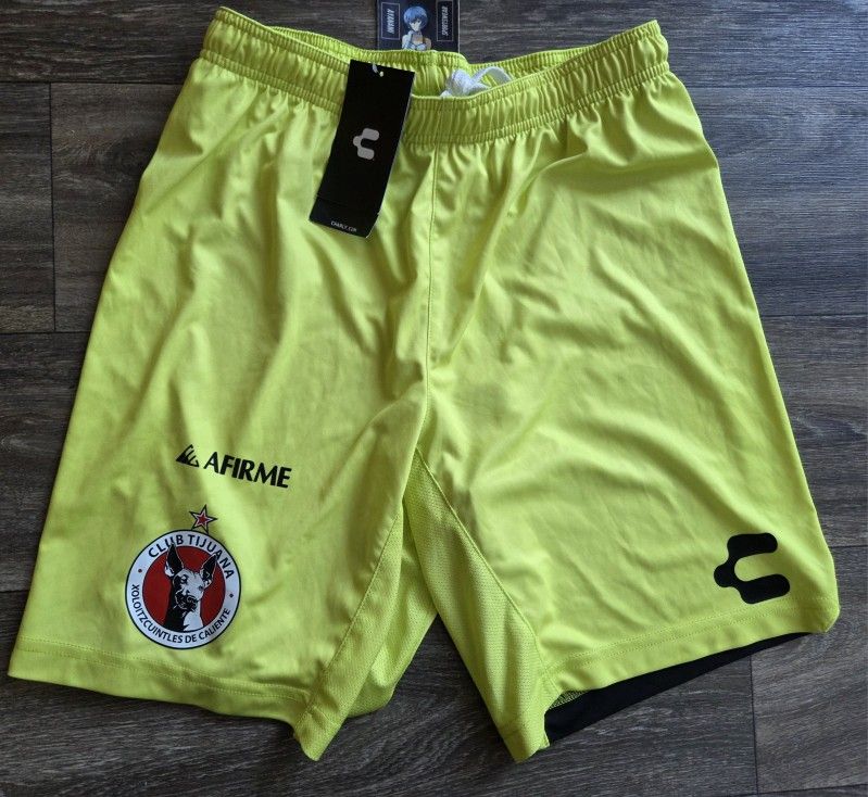 Charly Club Tijuana Xolos Xoloitzcuintles GoalKeeper Game Match Shorts Small